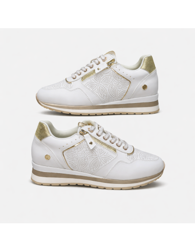 SNEAKER BLANCA ELEGANCE GOLD ✨👟